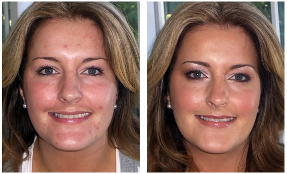 Makeup application in Vancouver studio