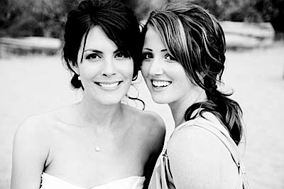 Before and after natural glam look